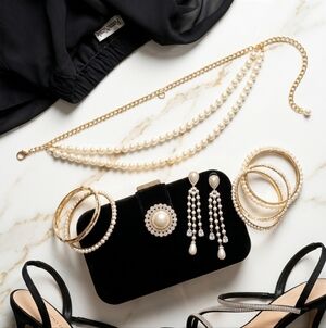 Ronni Nicole Black Palazzo Pants